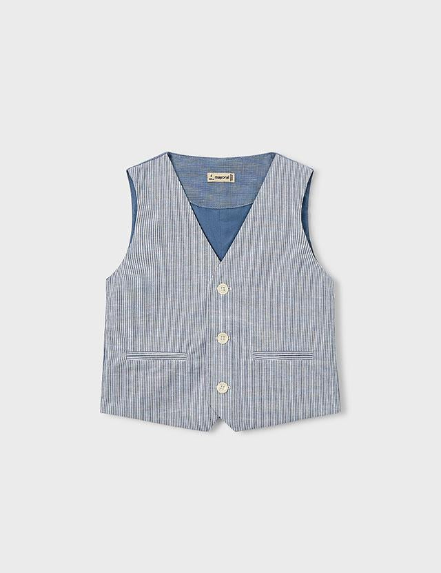 Gilet in lino bambino 