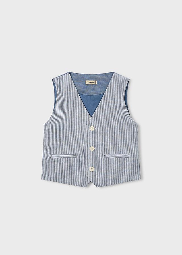 Gilet in lino bambino 