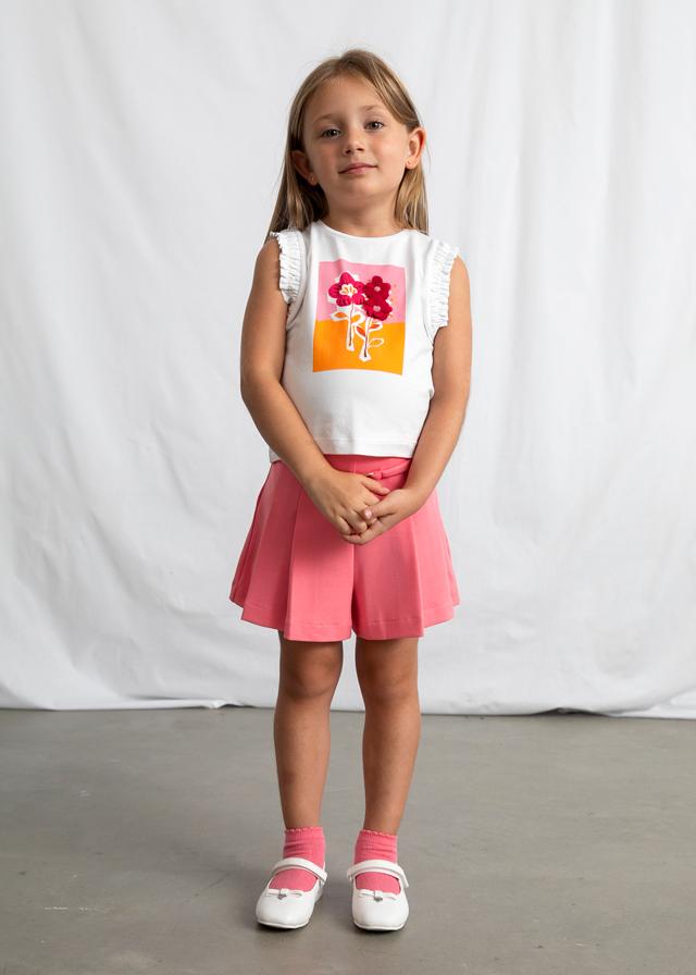 Canotta fiori bambina 