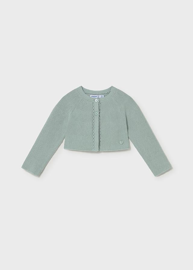 Cardigan basic tricot neonata 