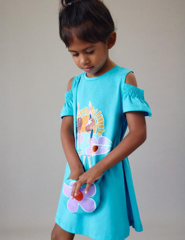 Vestito con borsa bambina 