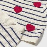 Completo pantalone maglietta cuori neonata 
