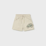 Bermuda felpa macchinina neonato<BR/> 