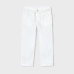 Pantalone lungo morbido chino in lino bambino 