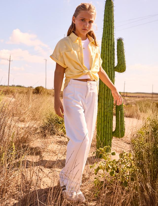 Pantalone denim bull ragazza 