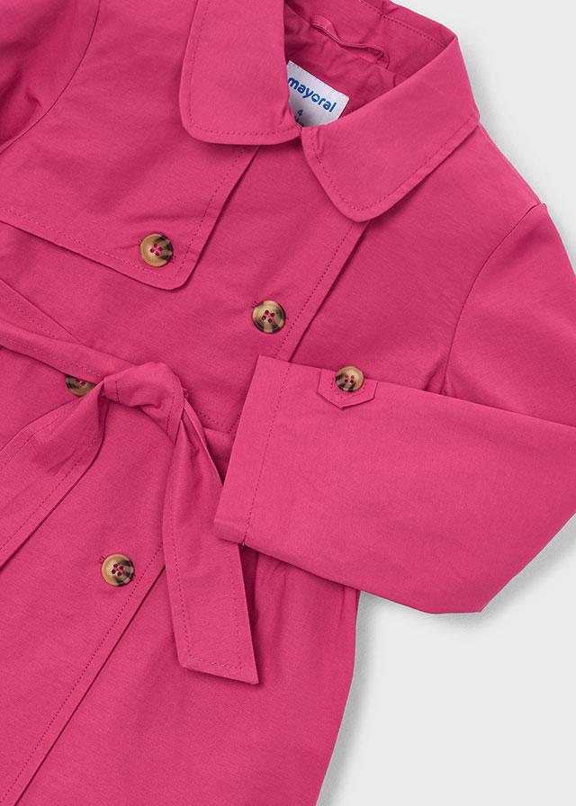 Trench con cintura bambina 