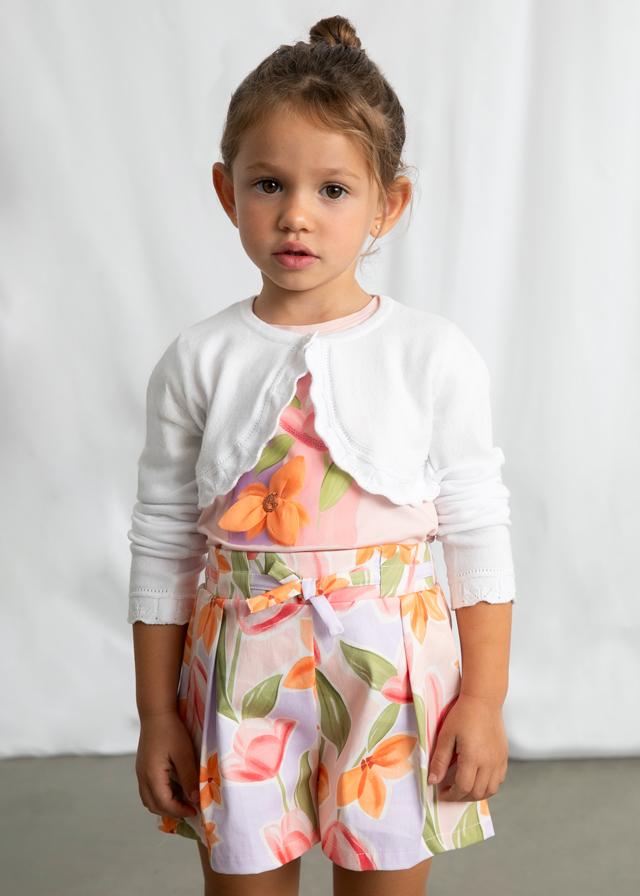 Cardigan tricot basic bambina 