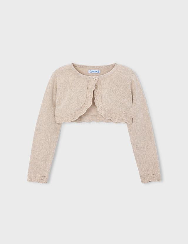 Cardigan tricot basic bambina 