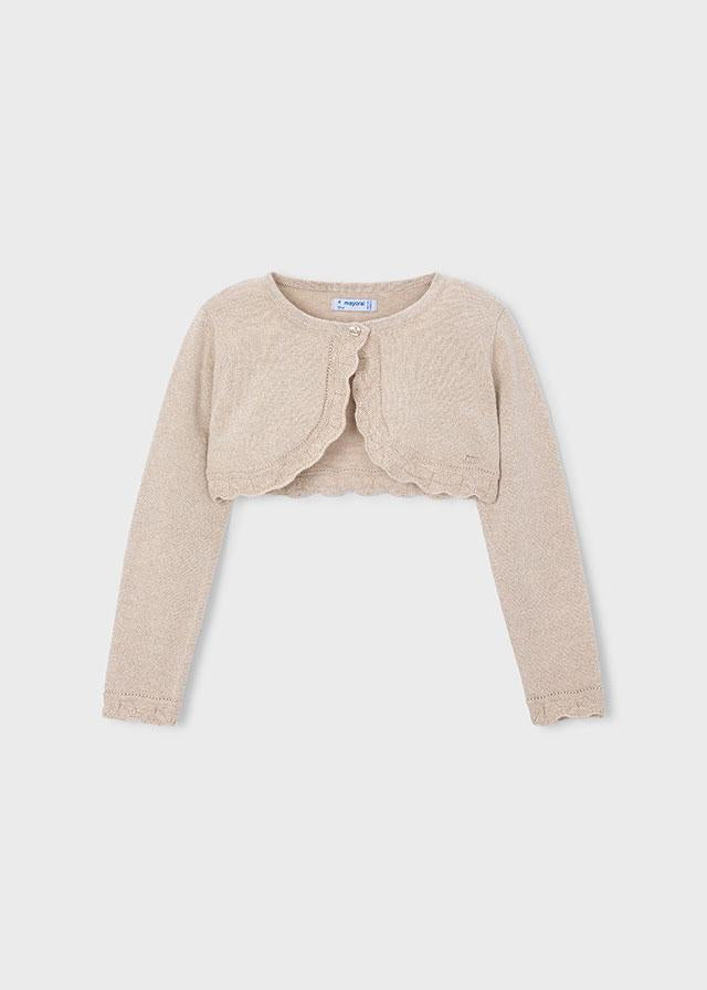 Cardigan tricot basic bambina 
