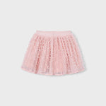Gonna in tulle con fantasie 