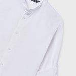 Camicia manica lunga colletto alla coreana ragazzo 