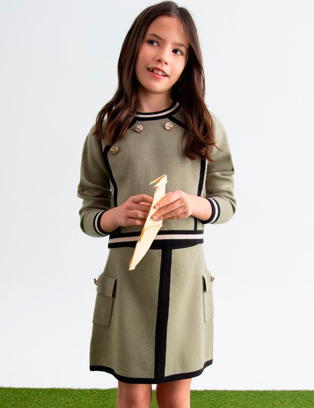 Compl. gonna tricot  bambina  Abel e Lula 