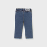 Pantalone denim lungo neonata 