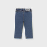 Pantalone denim lungo neonata 