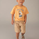 Bermuda relaxed fit in lino bambino 