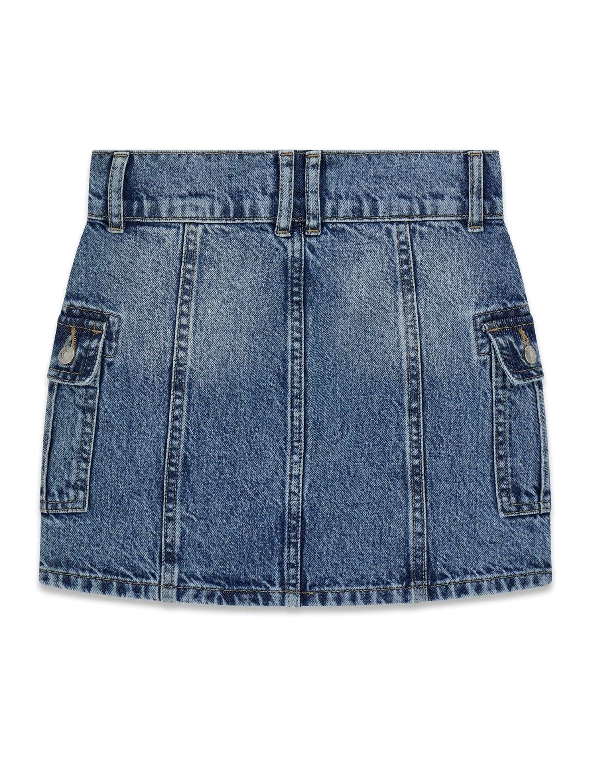 Gonna in denim cargo ragazza Guess 