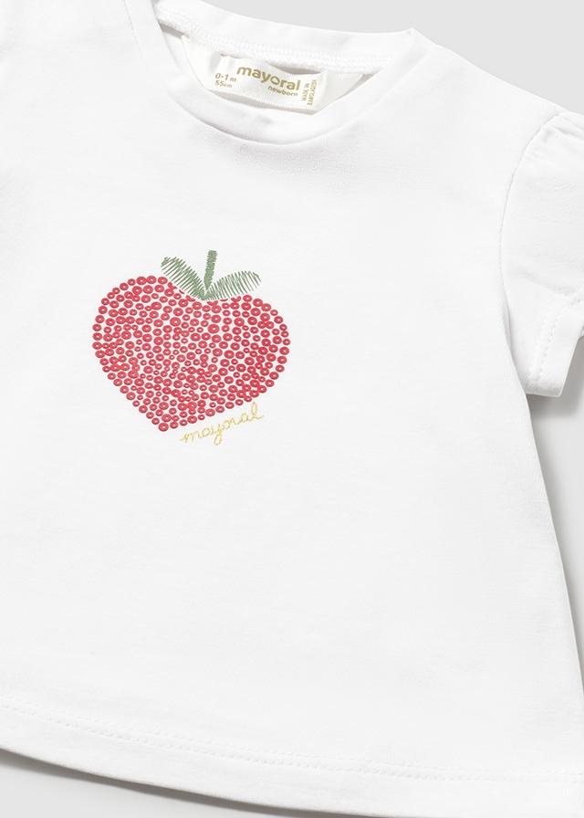 Maglietta fragola neonata 