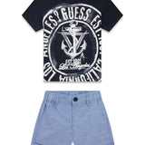 Completo t-shirt e bermuda neonato Guess 