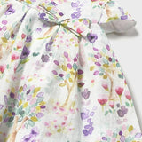 Vestito stampato cerimonia neonata 