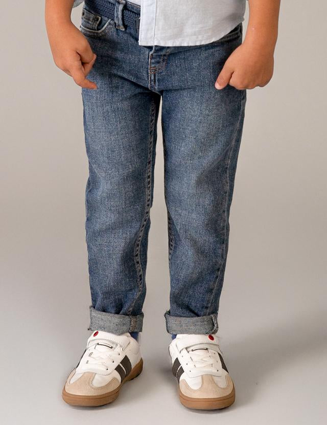 Jeans lungo regular fit basic bambino 