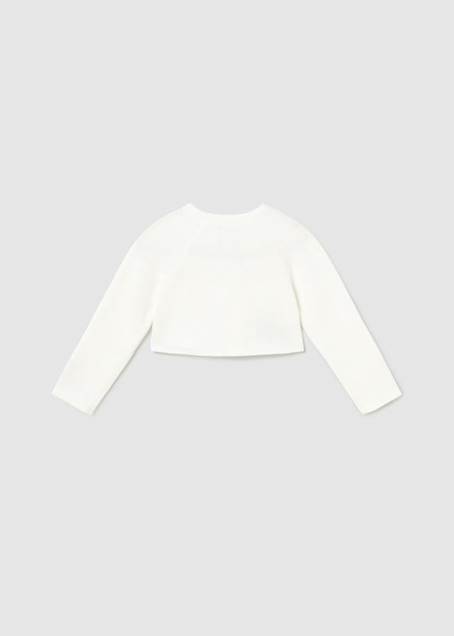 Cardigan basic tricot neonata 