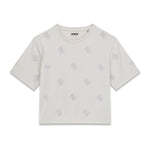T-shirt logata con strass ragazza Guess 