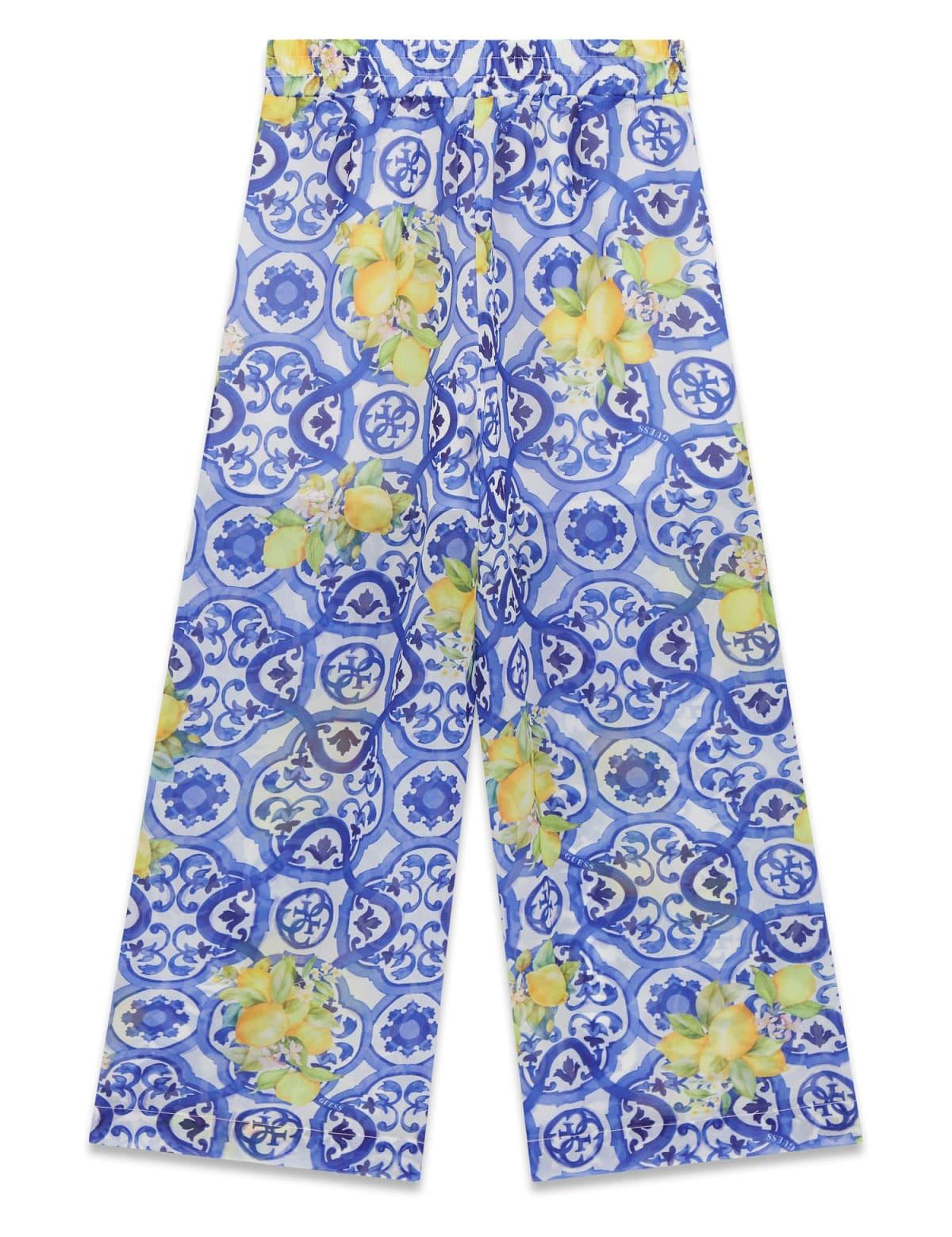 Pantalone chiffon palazzo ragazza Guess 