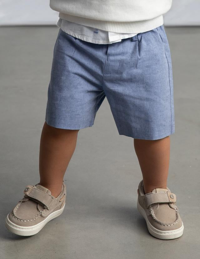 Bermuda in lino elegante neonato 