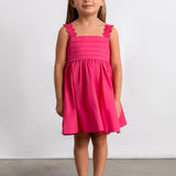 Vestito cerimonia satinato bambina 