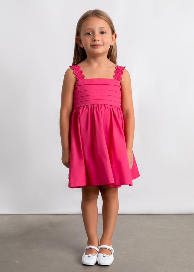 Vestito cerimonia satinato bambina 