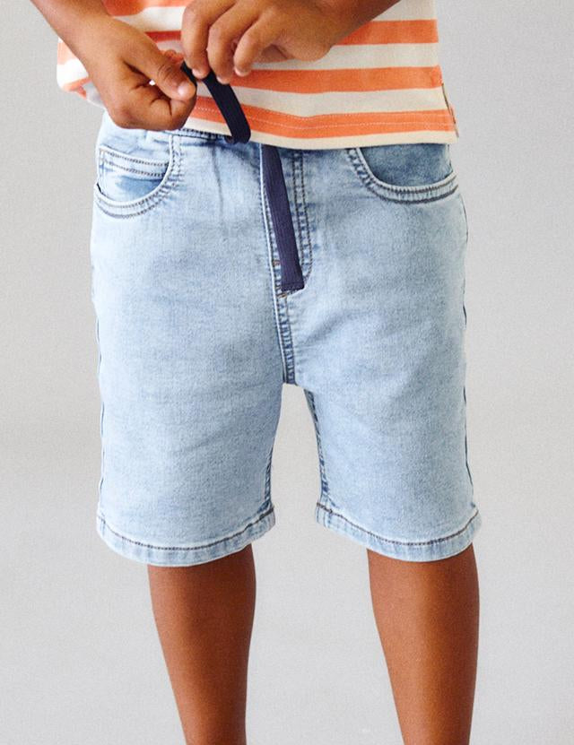 Bermuda jogger jeans bambino 